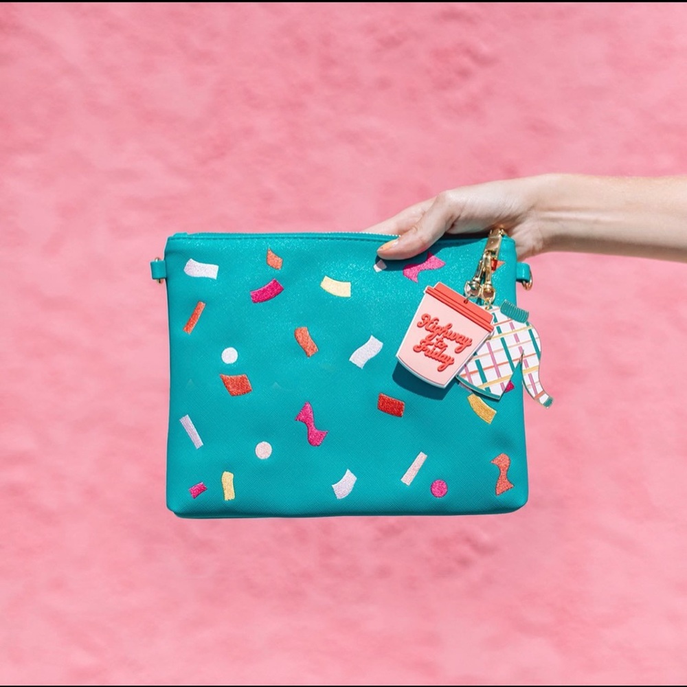 Can’t Clutch This Confetti Clutch
